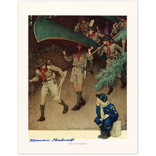Men of Tomorrow Signed Print
