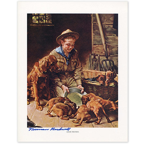 Good Friends Signed Print