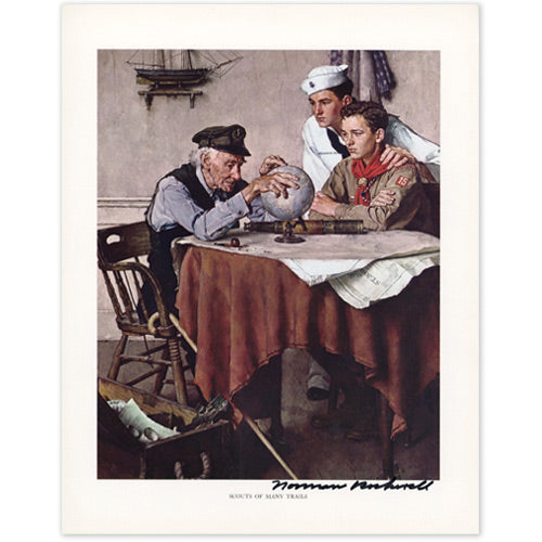 Scouts Of Many Trails Signed Print