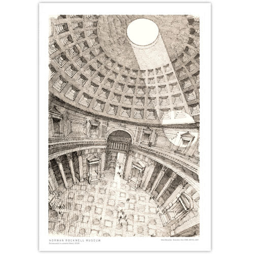 David Macaulay: Pantheon Signed Print