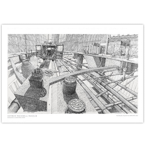 David Macaulay: Under New York City Streets Signed Print