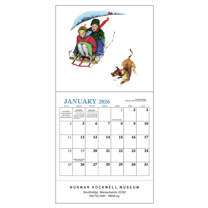 Norman Rockwell 2026 Mini Calendar