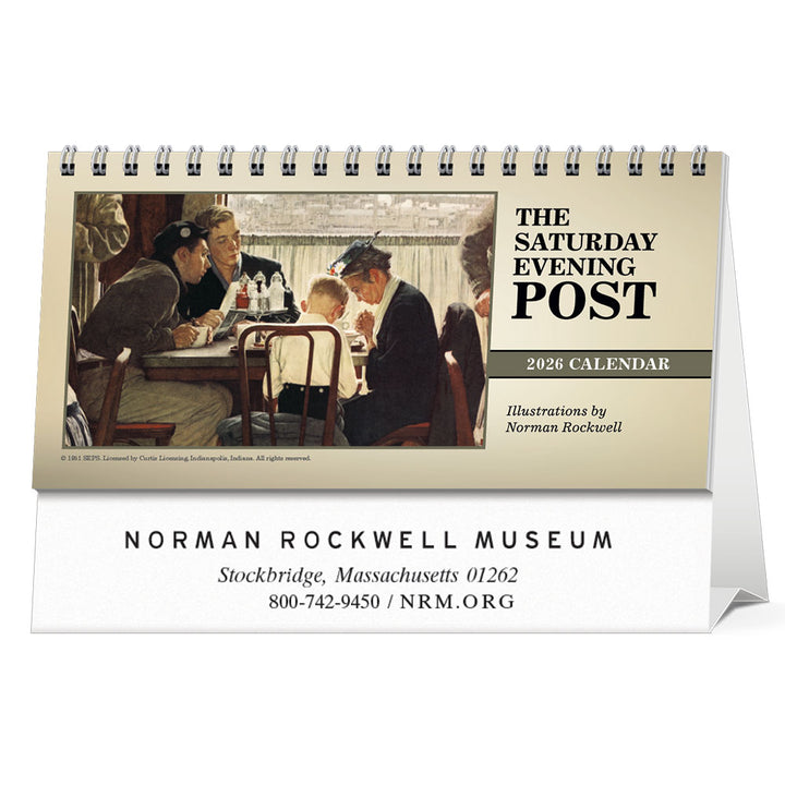 Norman Rockwell 2026 Desk Calendar