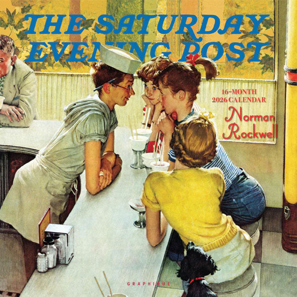 Saturday Evening Post 16 Month 2026 Wall Calendar