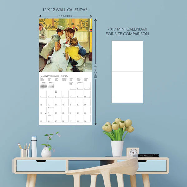 Saturday Evening Post 16 Month 2026 Wall Calendar