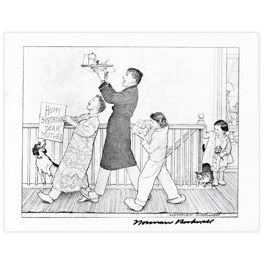 Mother's Birthday Autographed Print