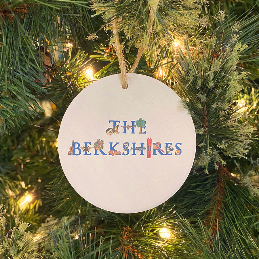 The Berkshires Ceramic Ornament