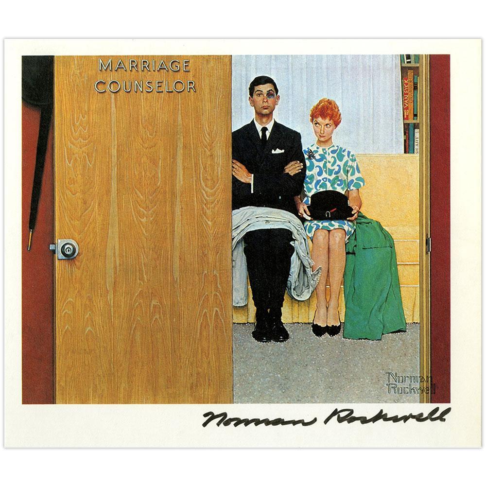 Marriage Counselor Signed Print