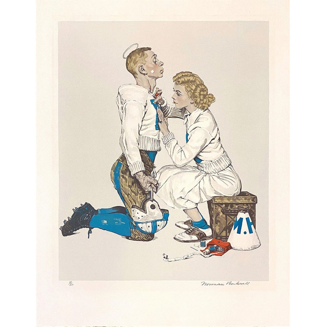 The Letterman (Football Hero) Signed Print