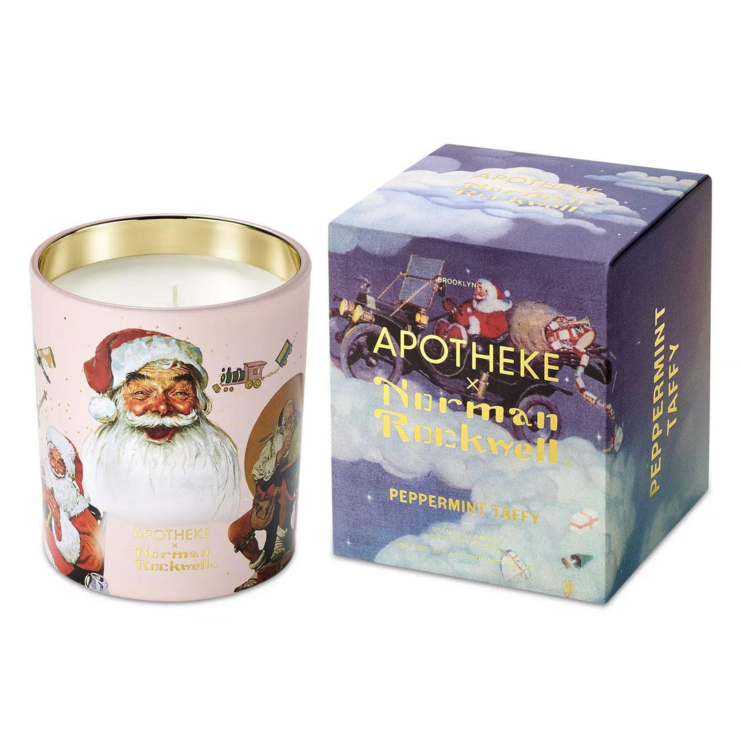 Norman Rockwell Classic Candle: Peppermint Taffy