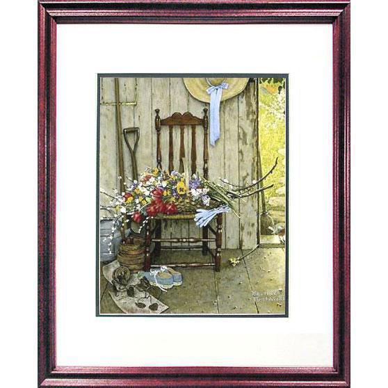 Spring Flowers - Framed Offset Print - 12x15.5
