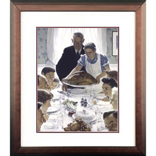 Freedom from Want 19 x 22 Framed Offset Print