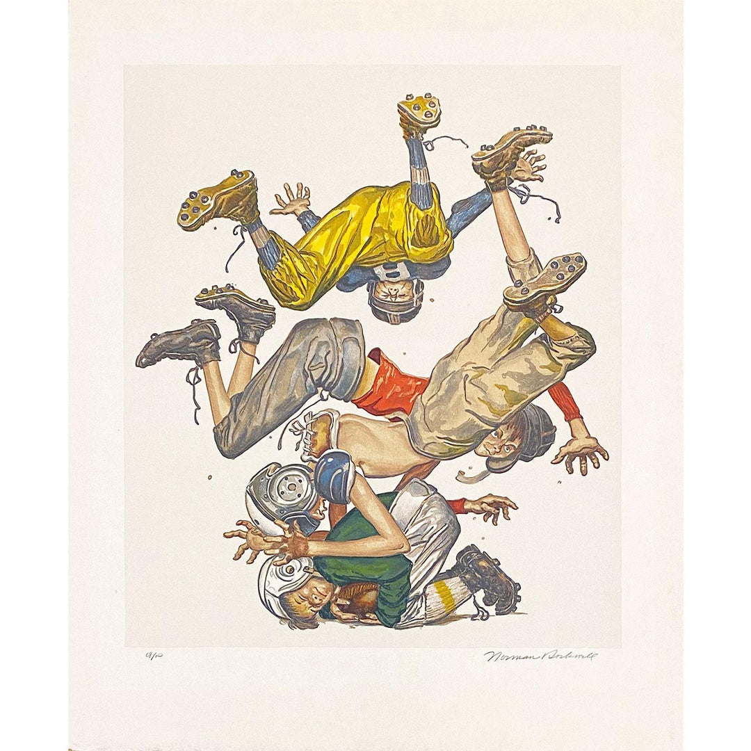 Sporting Boys: First Down (Football) Signed Print