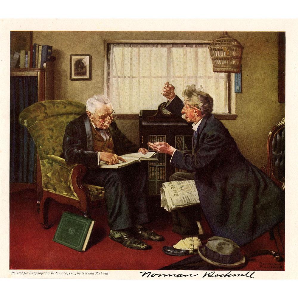 Settling the Argument Signed Print