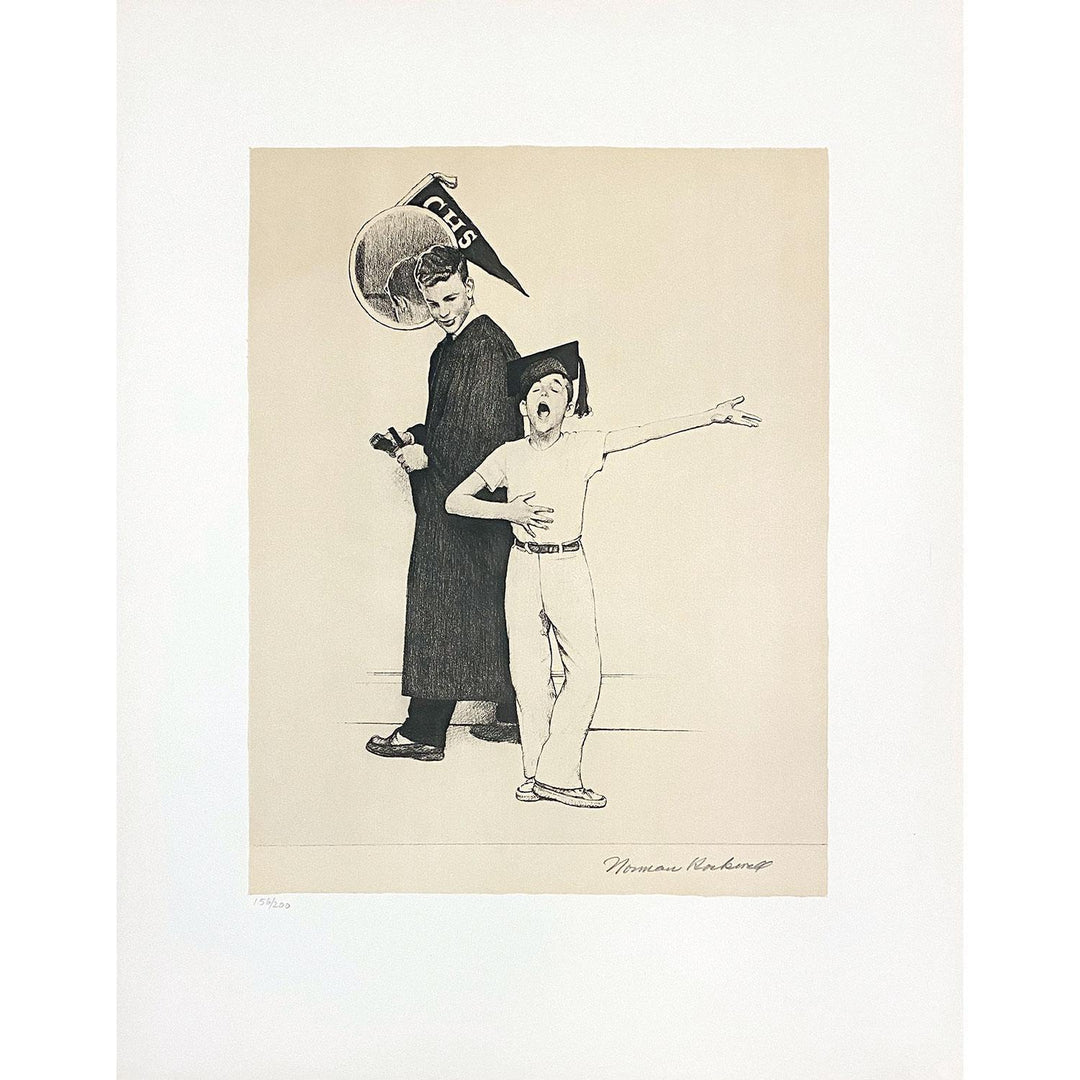 Young Graduate Signed Print