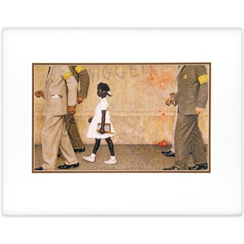 The Problem We All Live With - Matted Offset Print - 14x18