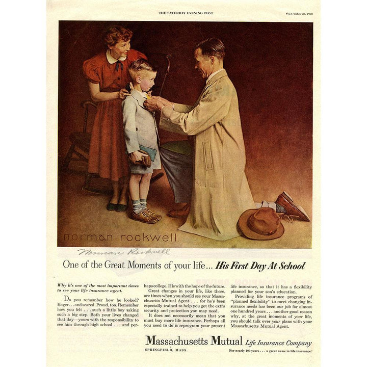 First Day of School Signed Tear Sheet