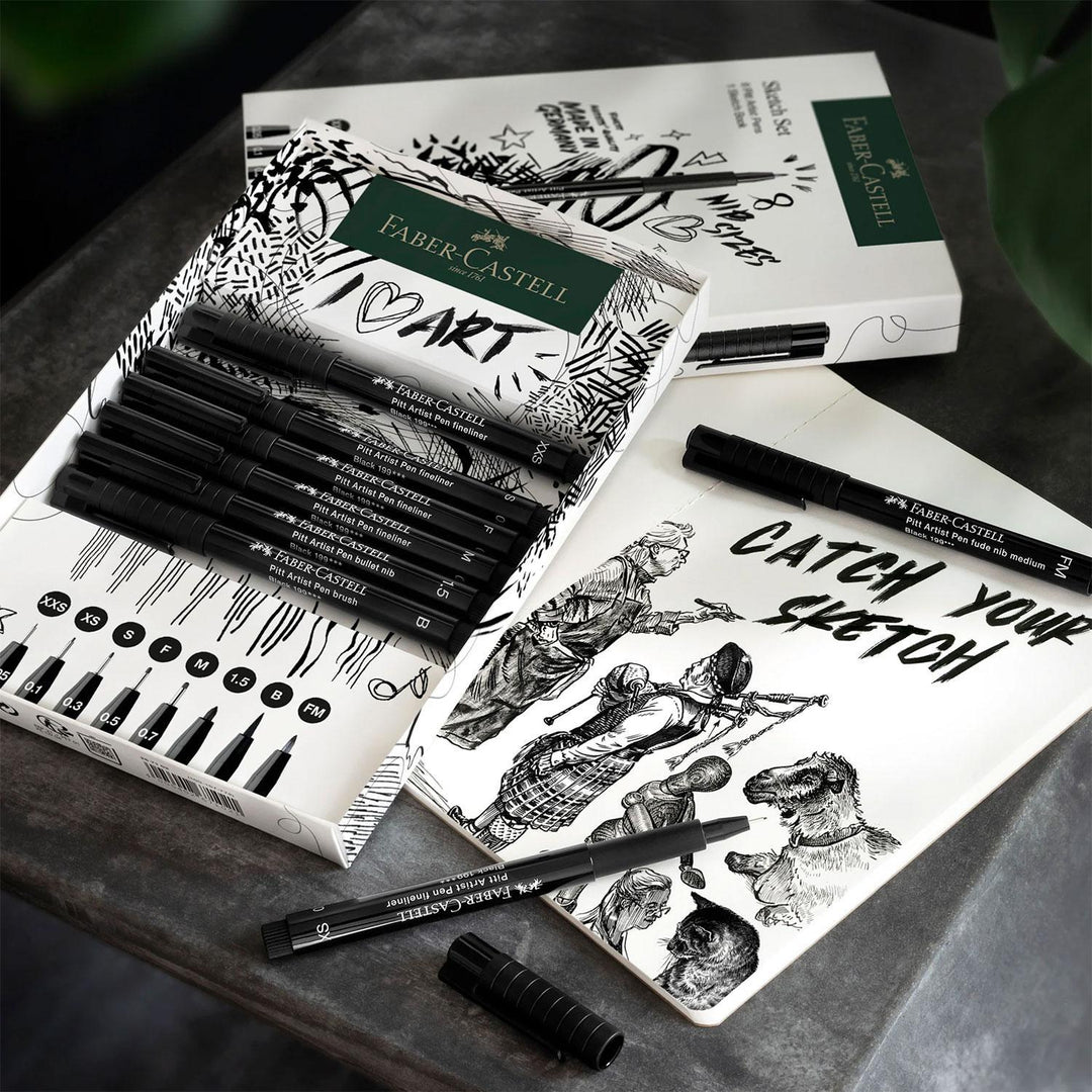 Pitt Artist Pen Sketchbook Set