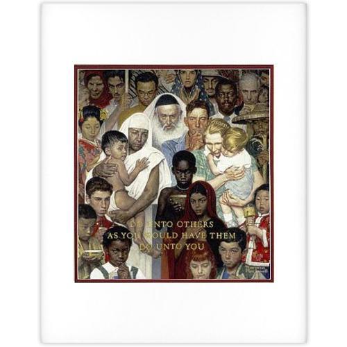 Golden Rule - Matted Offset Print - 14x18