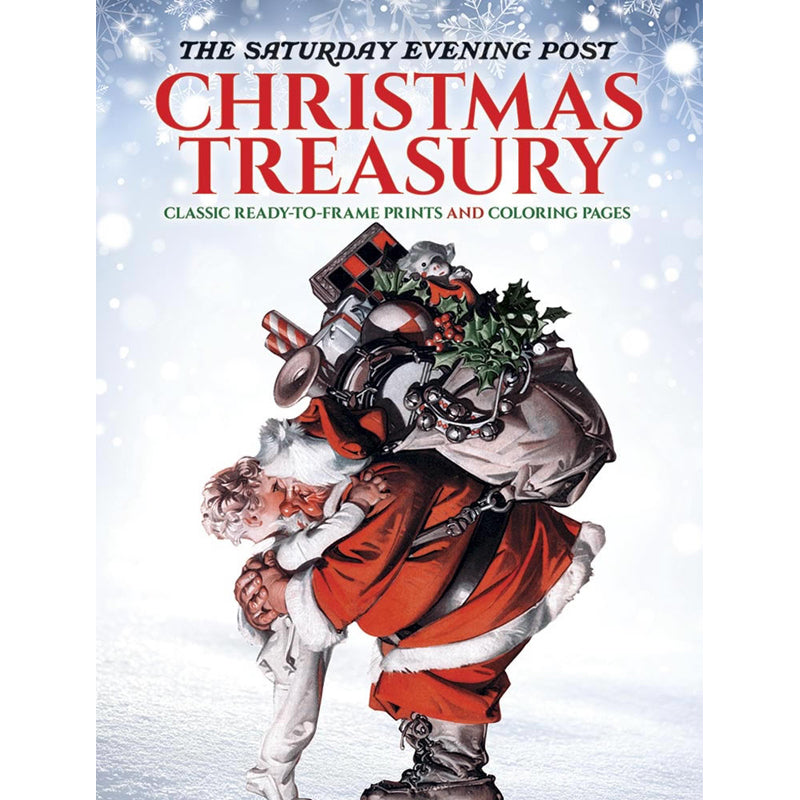 The Saturday Evening Post Christmas Treasury Coloring Book