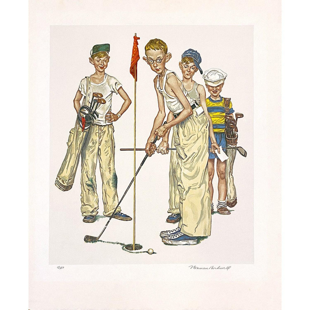 Sporting Boys: Missed (Golf) Signed Print