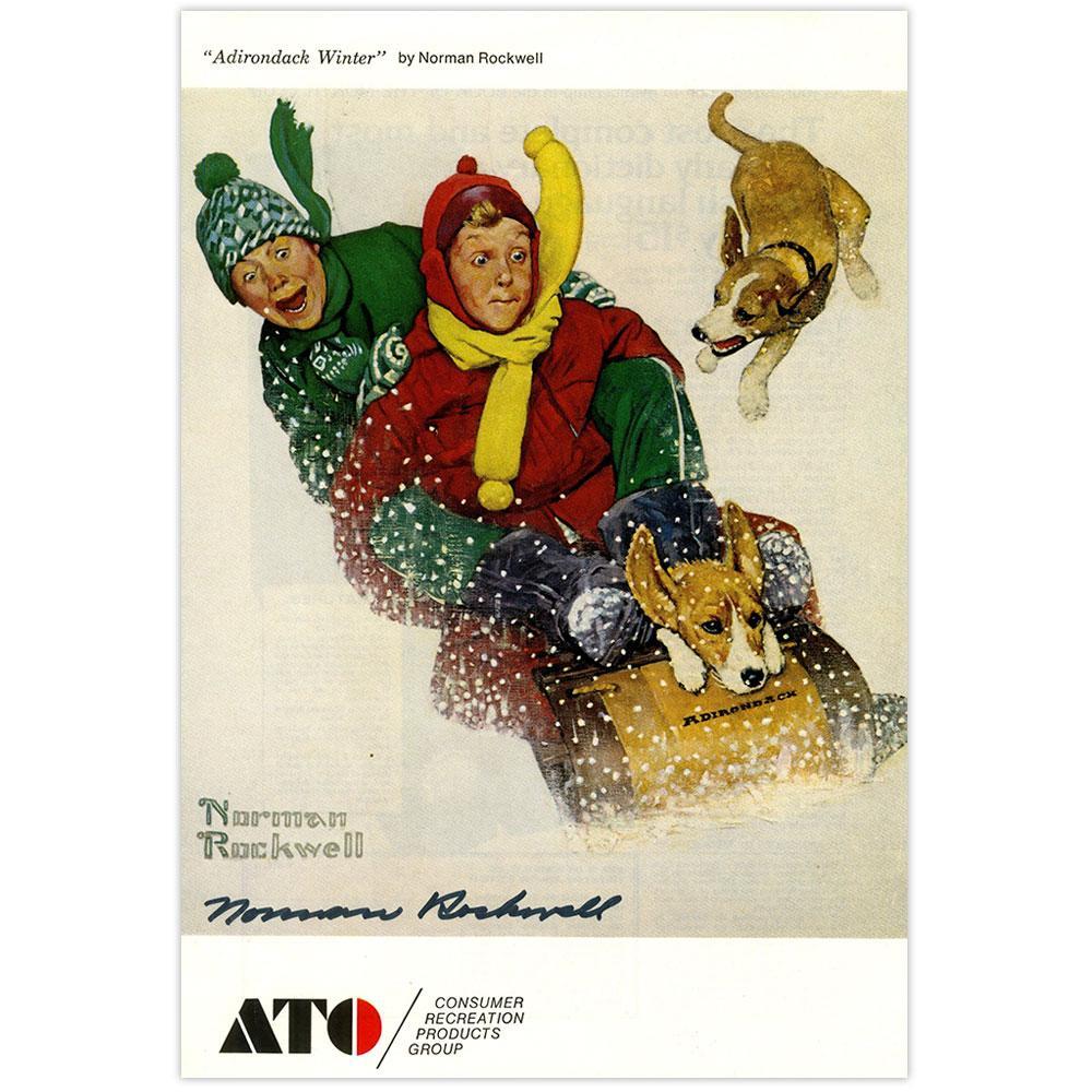 Adirondack Winter  Signed Tear Sheet