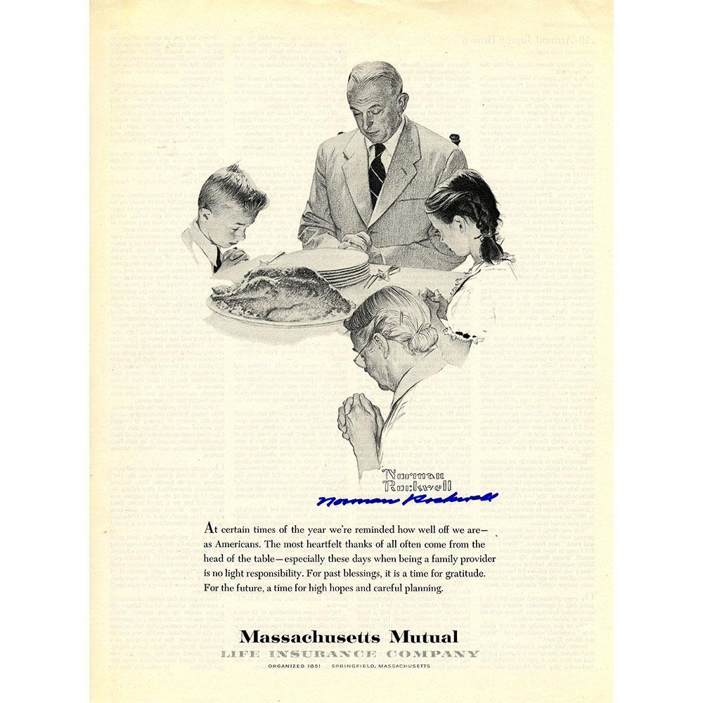 Thanksgiving Signed Tear Sheet