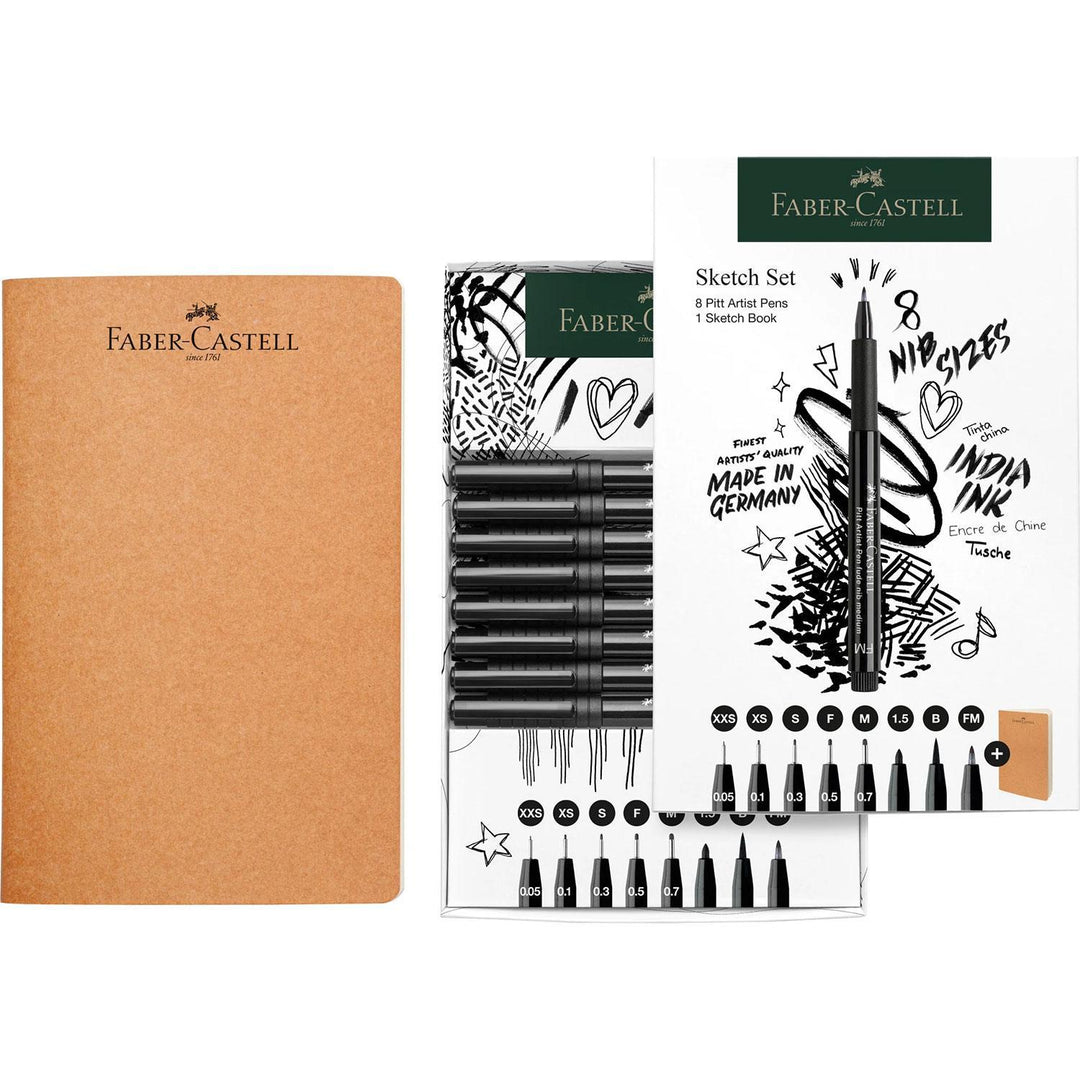 Pitt Artist Pen Sketchbook Set