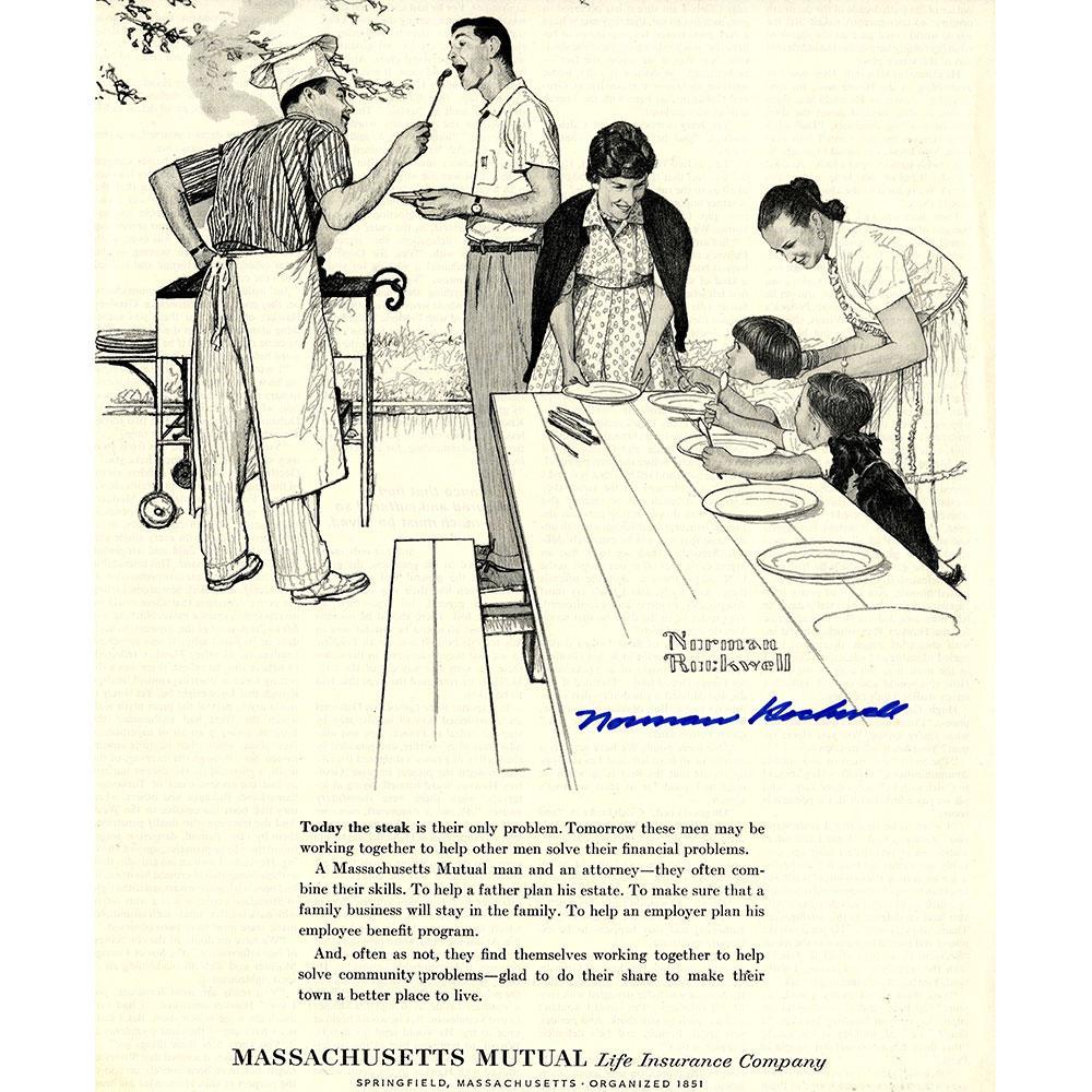 Cookout Signed Tear Sheet