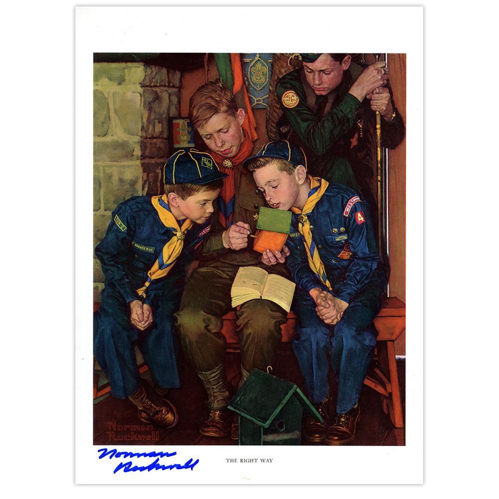 The Right Way Signed Print
