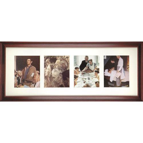 Four Freedoms Collection 37.5 x 15.5 Framed Offset Print