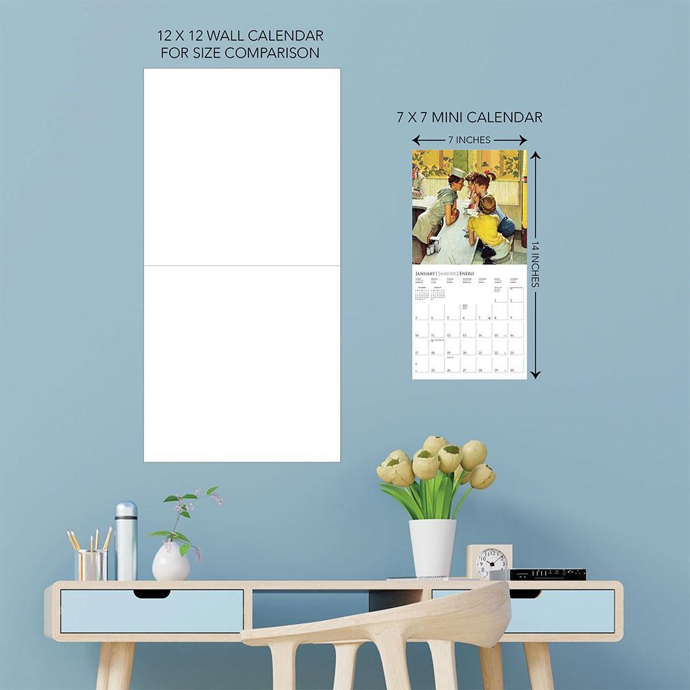 Norman Rockwell 2027 16-Month Mini Wall Calendar