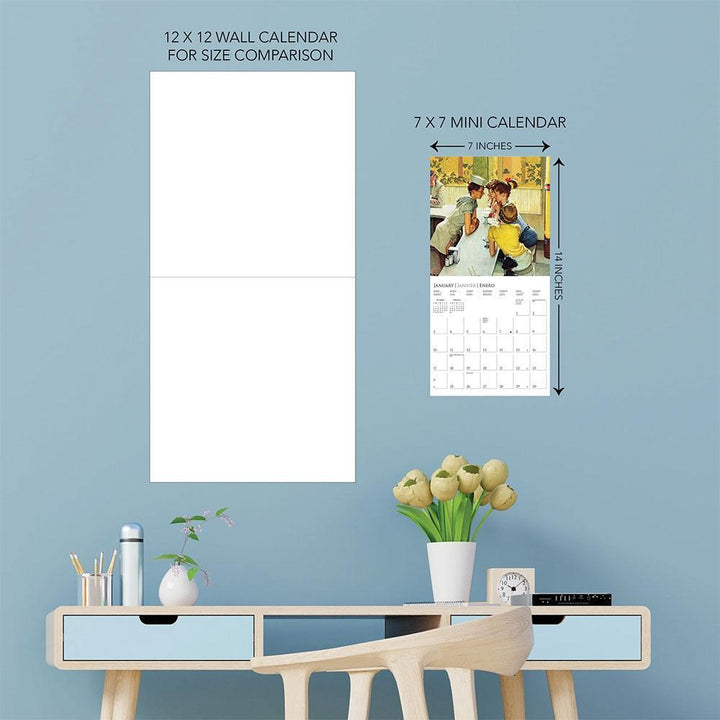 Norman Rockwell 2027 16-Month Mini Wall Calendar
