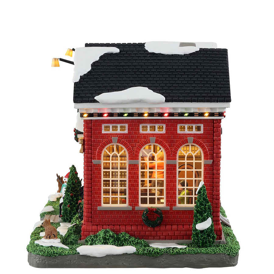 Norman Rockwell Public Library Christmas on Main Street