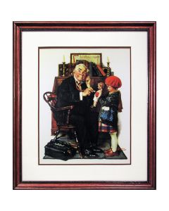 Doctor and Doll 17 x 19 Framed Offset Print