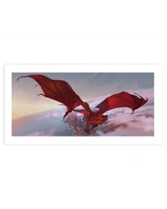 Red Dragon 16" Print Signed by Tyler Jacobson