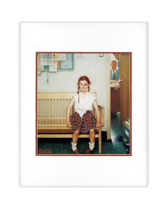 The Young Lady with the Shiner 14" x 18" Matted Print