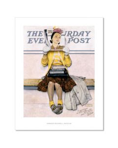  Cover Girl (Girl Reading Post) Custom Giclee Print