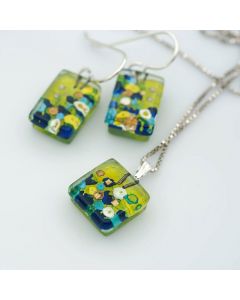 Garden Charm Earring and Necklace Set