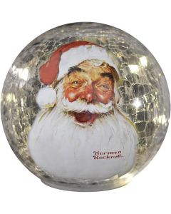 Santa Claus Lighted Holiday Globe