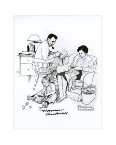 Paying Family Bills Autographed Print