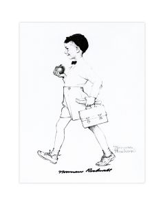Off to School Autographed Print