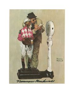 Weighing In (The Jockey) Autographed Print