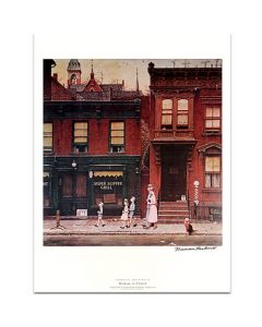 Walking to Church Signed Print
