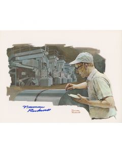 Hot Strip Mill Operator Signed Print