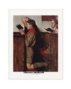 Scout Is Reverent (1939) Signed Print