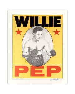 Murray Tinkelman: Willie Pep Signed Print