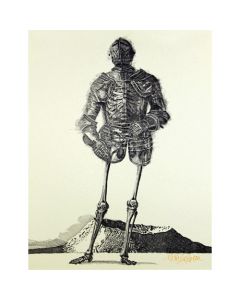 Murray Tinkelman: Skeleton in Armor Signed Print