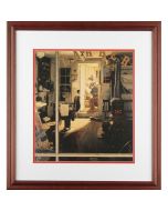 Shuffleton's Barber Shop 16 x 18 Framed Offset Print