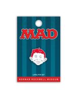 MAD Exhibition Enamel Pin: Alfred E. Neuman